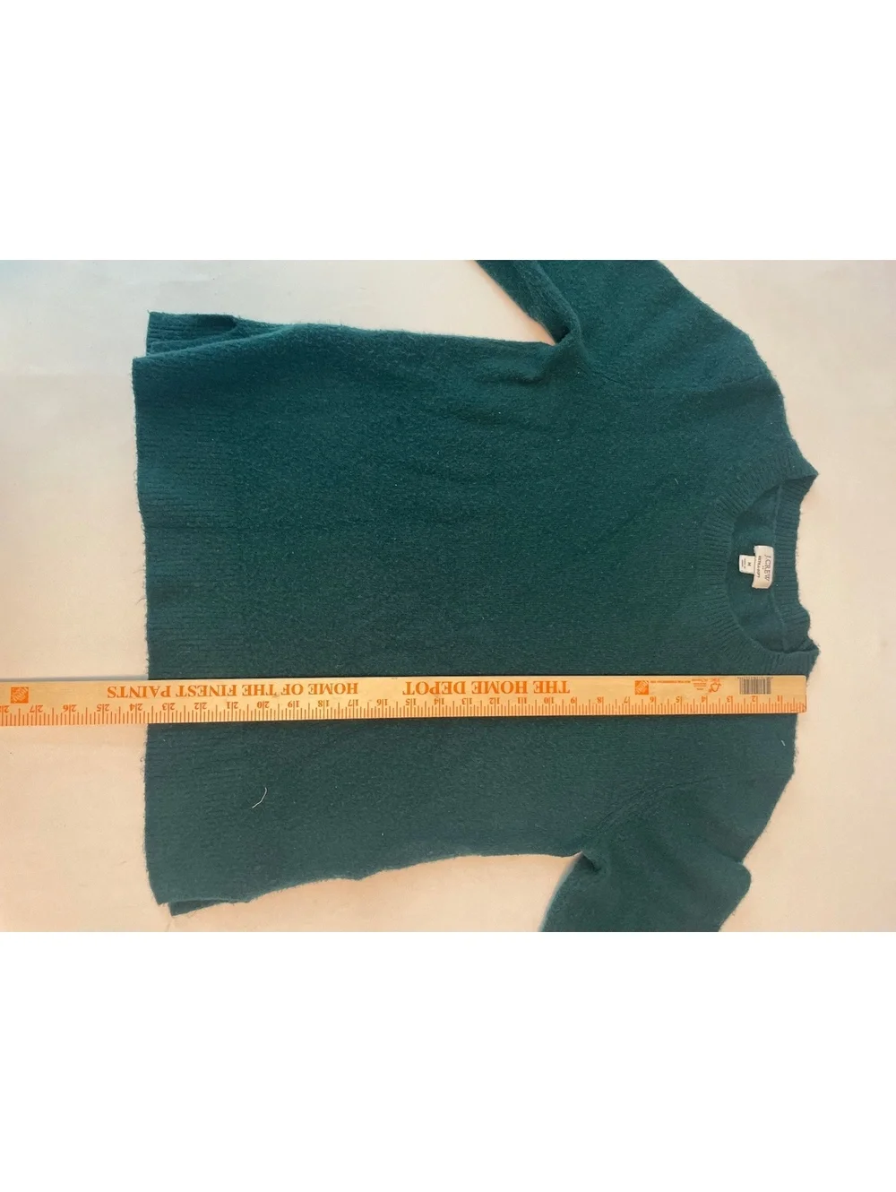 J.Crew Extra Soft Medium Green Crewneck Sweater